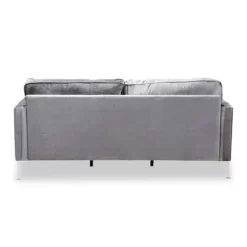 Baxton Studio Clara Velvet Fabric Upholstered 3 Seater Sofa Gray - BaxtonStudio -Baxton Studio Store GUEST a4bc88e7 7b62 4c85 bf40 bb8110937648