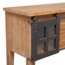 Industrial Wood Console Table Dark Brown - Olivia & May -Baxton Studio Store GUEST a5ac20e9 8430 4c62 ba93 6c3e2ff4c8c6