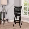 Brannon Swivel Height Barstool Black/Faux Croc Skin - Hillsdale Furniture -Baxton Studio Store GUEST a829df9b 67b0 425e 9e53 be03f19135b2