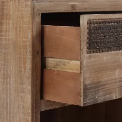 LuxenHome Wood Farmhouse 1-Drawer 1-Door Side Table With Storage. -Baxton Studio Store GUEST a92f6097 bde8 4a26 9265 1959ad8c765f