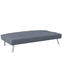 Colette Convertible Futon Sofa Bed Light Gray - Serta -Baxton Studio Store GUEST a9765618 1b35 4667 847d b35cdaa6fc36