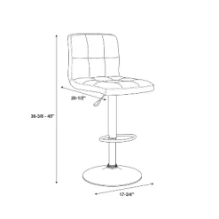Preston Barstool - Powell Company -Baxton Studio Store GUEST aa2191ae 9e5a 43bb ba2f 531b7d2084e0