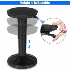 Costway Wobble Chair Height Adjustable Active Learning Stool Sitting Home Office -Baxton Studio Store GUEST ab1a9ad2 e190 4126 9f5c 66571c11f240