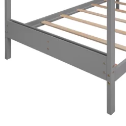Twin Size Wood House Bed Frame With Storage Space-ModernLuxe -Baxton Studio Store GUEST abab1da4 e1ed 45f8 821c a9d66b1d74ea