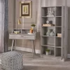 2pc Ellison Mid Century Modern Home Office Set Gray - Christopher Knight Home