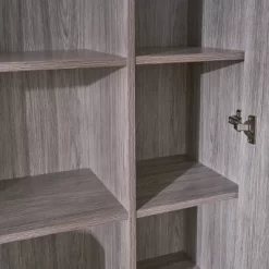 2pc Ellison Mid Century Modern Home Office Set Gray - Christopher Knight Home -Baxton Studio Store GUEST abf6276e a86f 4bdc 82f8 c27c02fb4511