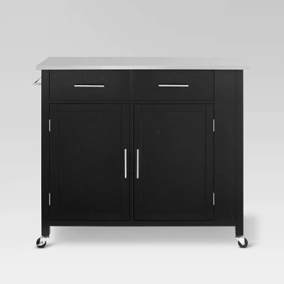 Full Savannah Stainless Steel Top Kitchen Island Cart - Crosley 3 Full Savannah Stainless Steel Top Kitchen Island Cart - Crosley