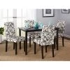 5Pc Elly Sophia Parson Dining Set Cream/Black - Buylateral -Baxton Studio Store GUEST acf8c465 f8b0 4c0c bc41 2803c8de78e1