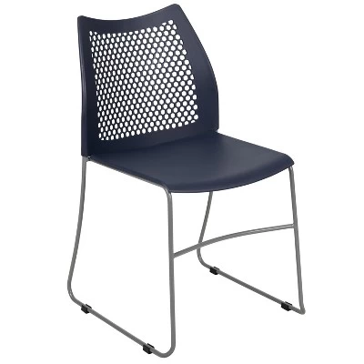 Flash Furniture HERCULES Series 661 Lb. Capacity Stack Chair With Air-Vent Back And Powder Coated Sled Base 17 Flash Furniture HERCULES Series 661 Lb. Capacity Stack Chair With Air-Vent Back And Powder Coated Sled Base - Image 15