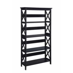 60" Oxford 5 Tier Bookcase - Breighton Home -Baxton Studio Store GUEST afafec09 d9c9 4419 868a 98a367da059f