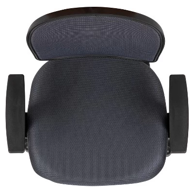 Flash Furniture Flash Fundamentals Mid-Back Mesh Swivel Task Office Chair With Pivot Back And Arms 9 Flash Furniture Flash Fundamentals Mid-Back Mesh Swivel Task Office Chair With Pivot Back And Arms - Image 8