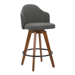 26" Ahoy Mid-Century Modern Counter Height Barstool - LumiSource -Baxton Studio Store GUEST b04e47a3 5de3 4467 87bd 5065e10a0dae