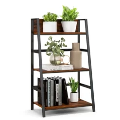 Costway 2PC 3-Tier Ladder Bookshelf Industrial Storage Rack Bookcase Plant Display Shelf -Baxton Studio Store GUEST b11a4d71 a045 4fd4 a290 dc5aff2a5b2a