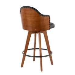 26" Ahoy Mid-Century Modern Counter Height Barstool - LumiSource -Baxton Studio Store GUEST b2478ed1 1001 445d 8733 5a8558be6046