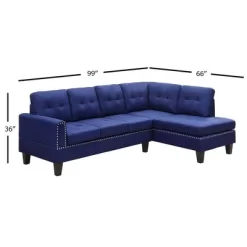 81" Earsom Sofa Blue Linen - Acme Furniture 17 81" Earsom Sofa Blue Linen - Acme Furniture -Baxton Studio Store GUEST b4399e78 2690 4aab b82c e39929659aa6
