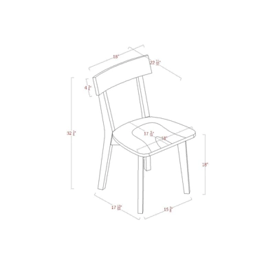 Set Of 2 Bombelli Modern Dining Chair Black - Threshold™ 7 Set Of 2 Bombelli Modern Dining Chair Black - Threshold™ - Image 5