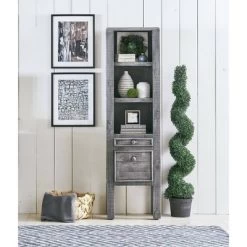 70" Lenox Side Bookshelf - Picket House Furnishings -Baxton Studio Store GUEST b54c27d0 9e49 46e1 ae8d 78b883bc3ec8