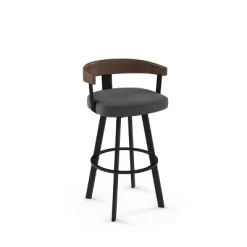 26" Lars Counter Height Barstool - Amisco -Baxton Studio Store GUEST b68243bf fe21 430b a4b5 18135a620094