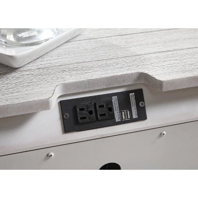 Brashland Three Drawer Nightstand White - Signature Design By Ashley 4 Brashland Three Drawer Nightstand White - Signature Design By Ashley - Image 2