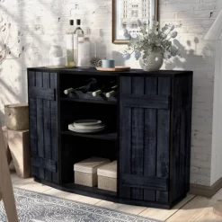 Neskowin Buffet With Cabinet Rustic Navy Blue - HOMES: Inside + Out