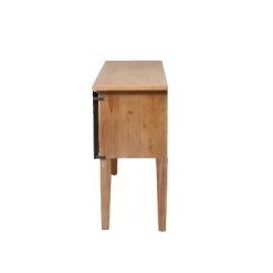 Industrial Wood Console Table Dark Brown - Olivia & May -Baxton Studio Store GUEST b847bb50 4a67 446c 96c8 9d288e4ccf8b