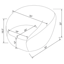 Swivel Accent Chair - Room Essentials™ 11 Swivel Accent Chair - Room Essentials™ -Baxton Studio Store GUEST ba44349c 1ec8 4fc6 a351 c93a6f2267d2