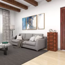 Traditional Faux Leather 5 Drawer Chest Camel Brown - Olivia & May -Baxton Studio Store GUEST bc08ee95 d8cd 40f1 a00e ca6dd06a4485