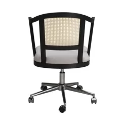 Archie Two Toned Cane Office Chair Black With Natural Cane - Abbyson Living -Baxton Studio Store GUEST bc2cf33c c325 42d9 84c5 7084318d13af