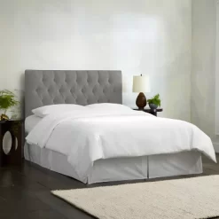 Edwardian Tufted Headboard Linen - Skyline Furniture -Baxton Studio Store GUEST bd46c40c a7aa 44f2 b496 f1b9a7c291fe