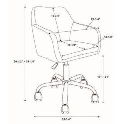 Rylen Office Chair - Linon 22 Rylen Office Chair - Linon -Baxton Studio Store GUEST bdc2f73c 572b 437b a12c 316199f74c13
