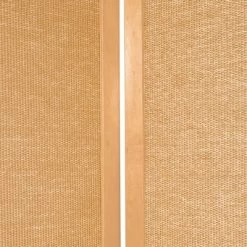 6 Ft. Tall Jute Shoji Screen - Natural (3 Panels)