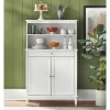 Farmhouse Buffet And Hutch White - Buylateral -Baxton Studio Store GUEST bee25dbf 961b 4a4a a8ed d84556d0ae8d