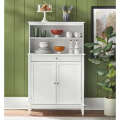 Farmhouse Buffet And Hutch White - Buylateral
