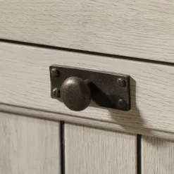 Costa Computer Desk Chestnut - Sauder -Baxton Studio Store GUEST bf596cad ed33 4daa 9007 5ab0fe4f94e7