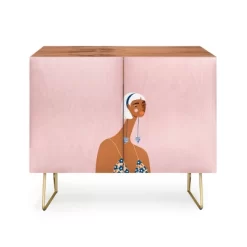 Maritza Lisa Cheetah Earrings Credenza - Deny Designs -Baxton Studio Store GUEST bfe22bea e583 43b2 97e3 6d3809d18bdc