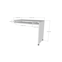 2pc Essentials Home Office Set With 2 Drawer File Cabinet - Nexera -Baxton Studio Store GUEST c0775796 676f 4254 8064 22fee170c6df