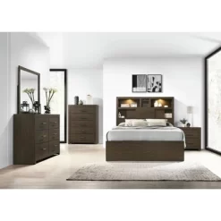 5pc Hendrix Music Bedroom Set Walnut - Picket House Furnishings -Baxton Studio Store GUEST c209f2d8 ff17 4642 81f8 fb8ab4947a52