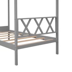 Twin Size Wood House Bed Frame With Storage Space-ModernLuxe -Baxton Studio Store GUEST c2e084c1 aee1 4fb7 b00c 6250f72e4bbe