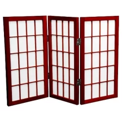 2 Ft. Tall 3 Panels Desktop Window Pane Shoji Screen - Oriental Furniture 13 2 Ft. Tall 3 Panels Desktop Window Pane Shoji Screen - Oriental Furniture -Baxton Studio Store GUEST c3962ac2 1e06 4d24 bd2e c767e7ff4bcc
