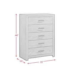 5pc Hendrix Music Bedroom Set Walnut - Picket House Furnishings -Baxton Studio Store GUEST c46f0348 3391 4544 872b b6e1a501f7a9