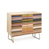 Gigi Rosado Brown Striped Pattern Credenza - Deny Designs -Baxton Studio Store GUEST c495a525 2c19 485f 8fdd 62c7c5670c09