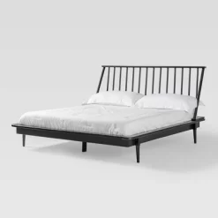 Boho Solid Wood Spindle Platform Bed - Saracina Home -Baxton Studio Store GUEST c5d323a8 8164 4401 a7cd 52309bceefac