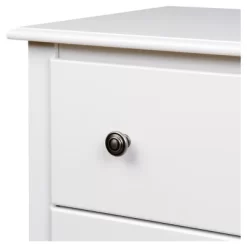 45.12" Monterey Vertical Dresser White - Prepac