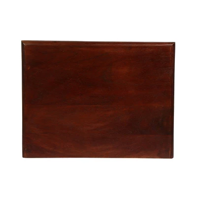 Pocatello Handcrafted Boho Mango Wood Nightstand Walnut - Christopher Knight Home 7 Pocatello Handcrafted Boho Mango Wood Nightstand Walnut - Christopher Knight Home - Image 5