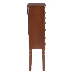 Wylie Jewelry Armoire Cherry Red - Powell Company -Baxton Studio Store GUEST c7bb51bf e190 4dcd 899f f287d6e94771