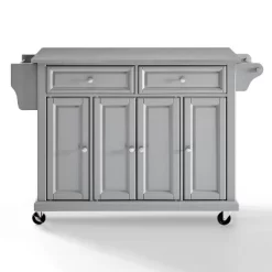 Stainless Steel Top Kitchen Cart/Island Vintage Gray - Crosley