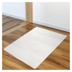 36"x48" Polypropylene Anti-Slip Foldable Rectangular Chair Mat For Hard Floors White - Floortex -Baxton Studio Store GUEST c8b2ac7d 9f04 4e91 8fde 308ec7642d3f