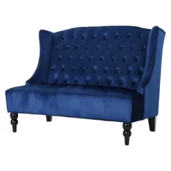 Leora Winged Loveseat - Christopher Knight Home -Baxton Studio Store GUEST c967157d 22eb 4b3e 8d45 ad4e551bb823