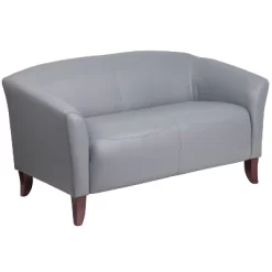 Flash Furniture HERCULES Imperial Series LeatherSoft Loveseat With Cherry Wood Feet 25 Flash Furniture HERCULES Imperial Series LeatherSoft Loveseat With Cherry Wood Feet -Baxton Studio Store GUEST cac97234 12da 48f8 b939 f5e76255fbeb 1