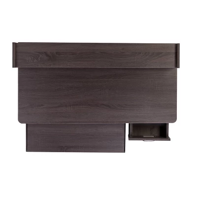 Essential Wood Computer Desk With Hutch - Onespace 12 Essential Wood Computer Desk With Hutch - Onespace - Image 10